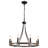 Gracie Oaks 8 Light 23.62'' Farmhouse Wagon Wheel Chandelier Round Rustic Foyer Chandeliers For Bar, Kitchen Island, Entry, Living Room-764440068