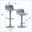Repose-pieds de tabouret de bar réglable - ensemble de 2-2062694236