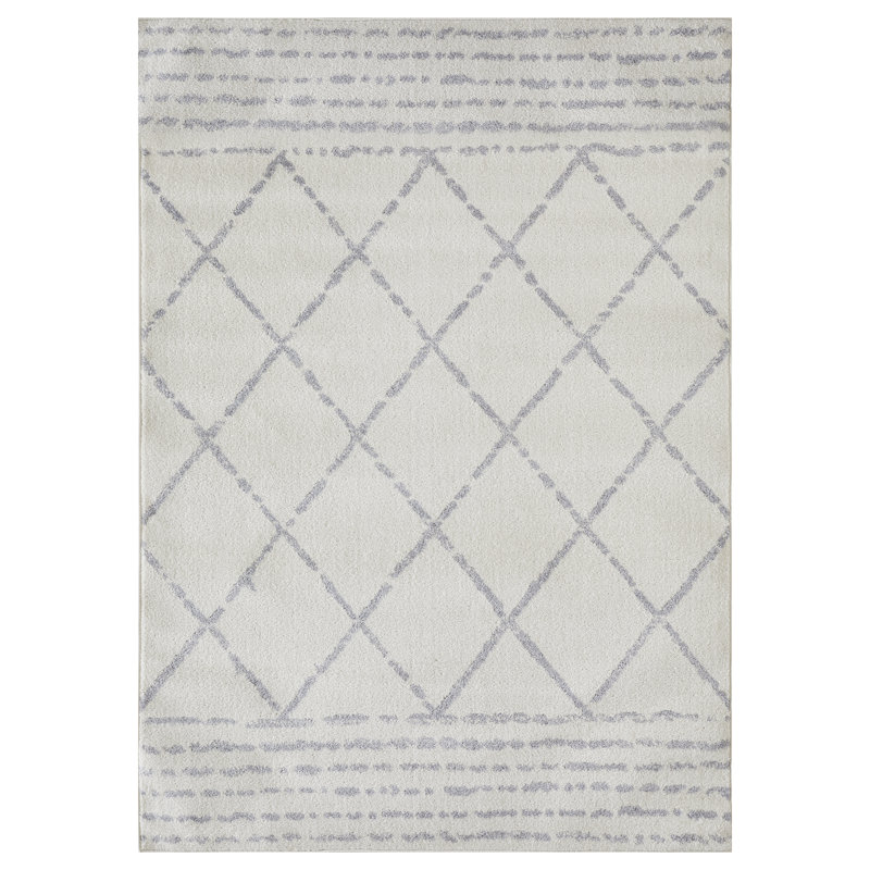 Christine Bennita Cream Area Rug, Rectangle 3'3" x 5'3"