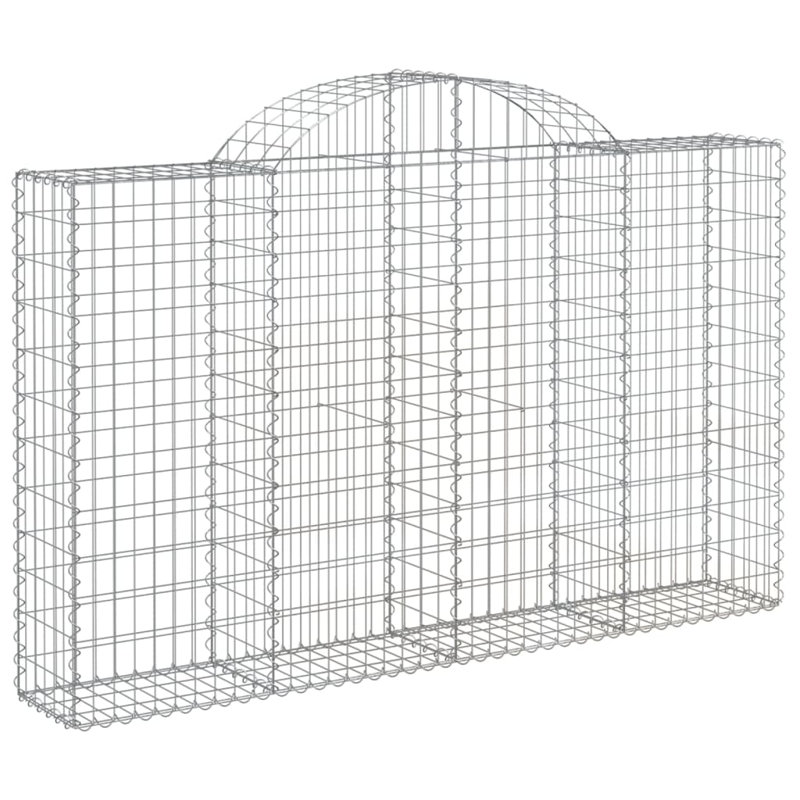 Clôture en métal argenté H 31,5 po x l 157,5 po
