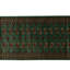 Hand Knotted Wool Area Rug in Green