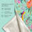 Decozen Naida Floral Table Runner in Chintz Green and Pink for Dining Table and Christmas Decor