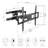 ProMounts Premium Articulating/Full Motion TV Wall Mount for 37”-85” TVs Holds up to 88lbs