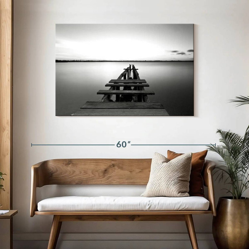 Old pier Aletra, H 30 po x l 45 po