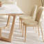 Table de salle à manger en bois de frêne ardoise-106326401