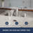 2-handle Bathroom Faucet with Drain Assembly-94672909