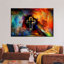 Colorful Cross Canvas Print