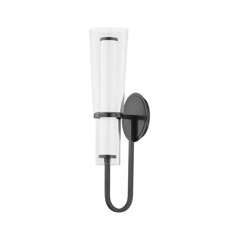 Applique murale 1 lumière Vancouver, H 16,25 po x l 6,5 po x P 6,5 po, Bronze vieilli
