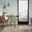 Ruari Teardrop Wall Mirrors with Metal Frame and Wood Bead Accent Featuring Glass and Iron Elements Set of 2