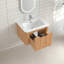 Meuble-lavabo mural flottant pré-assemblé avec lavabo-292224332