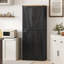 Armoire de rangement 72 po, noir