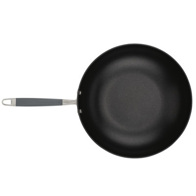 Anolon Advanced Home Hard Anodized Nonstick Stir Fry Pan / Wok, 12 Inch