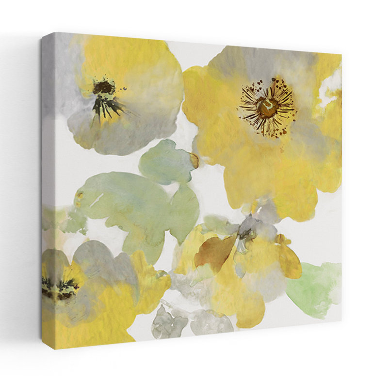 Art floral floral ensoleillé I, H 18 po x l 18 po
