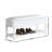 Bench With Shoe Storage In Pristine White - Elegant Look Compartment And Seat Practical Design-751276878-751276876