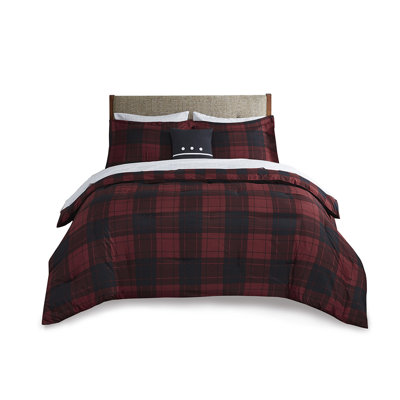 Williamson Rustic 8-Piece Reversible Comforter Set with Bed Sheets