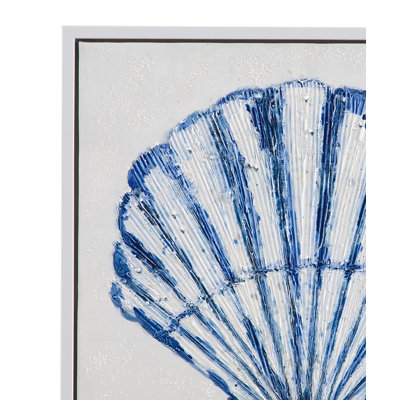Coquillages, toile encadrée s / 4