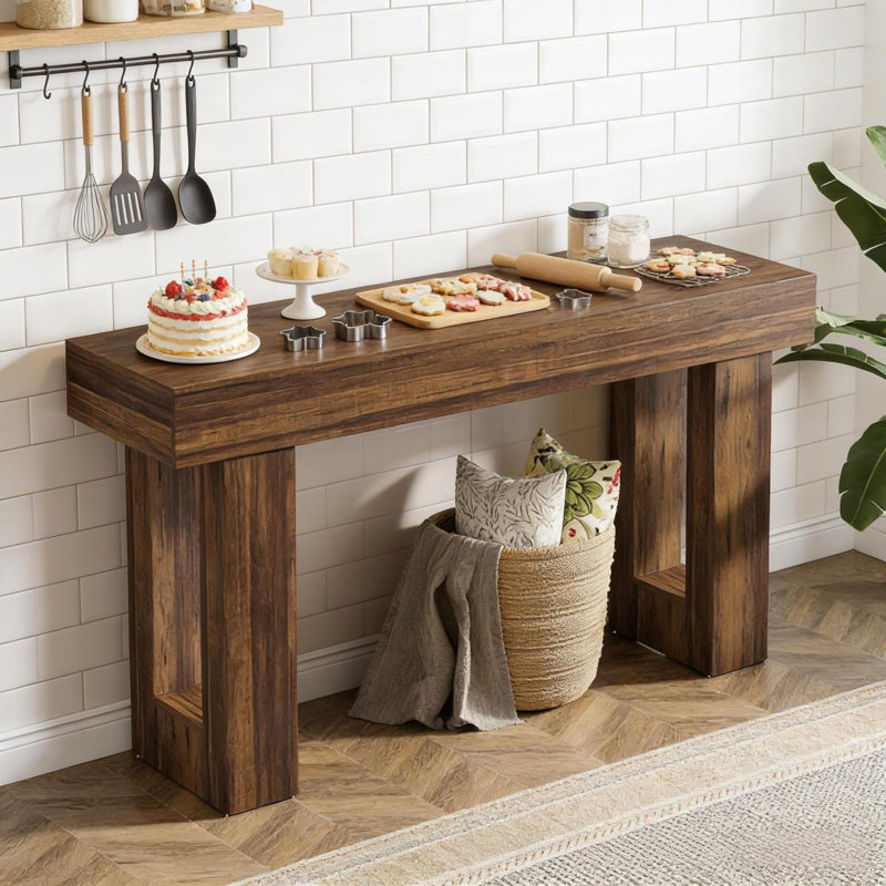 Pupitre d'entrée en bois, console Countrystyle, console
