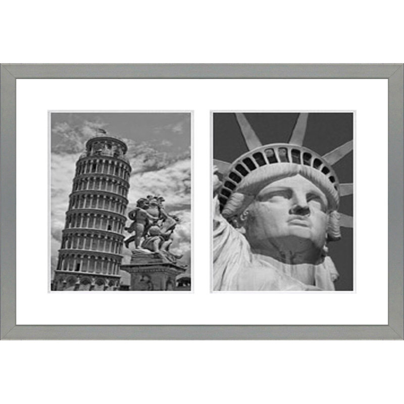 Kyreek Shadow Box Picture Frame, Light Grey