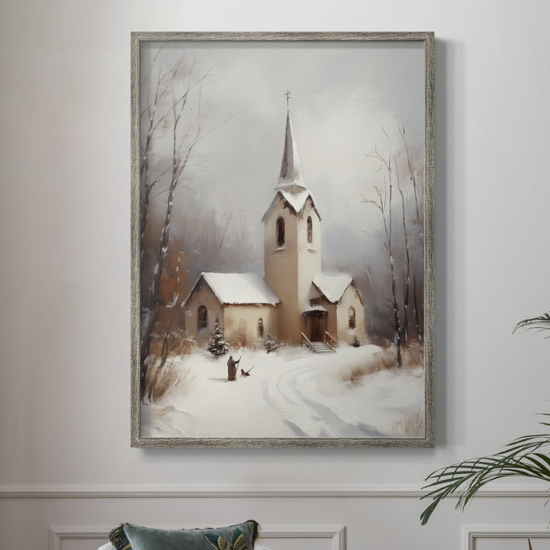 Art des Fêtes de Noël - Série 2 - CECXLI, reproduction encadrée - bois massif, H 11 po x l 9 po