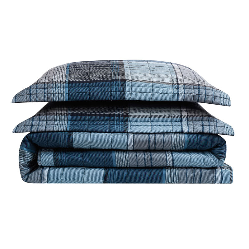 Plaid Quilt, Twin XL Quilt + 1 Sham