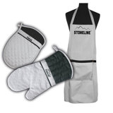 Bella Cucina Solid Colour Potholder & Oven Mitt Set