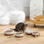 Sesame Glaze Anti-skid Stoneware Elevated Feeder-116384169