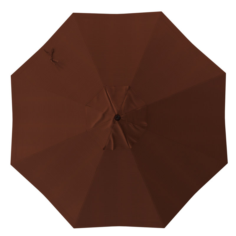 Parasol de marché 108 po Stevie, Terre cuite - oléfine