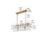 Lustre en cristal 36 pouces Ikeny-2075817902-2075817896-2075817899