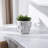 Dakota Fields Sculptural Hobnail Planter, White-1518577474