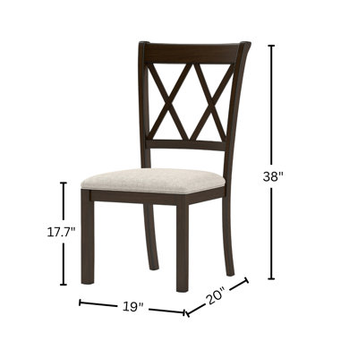 Chaise d'appoint rembourrée Ebbert
