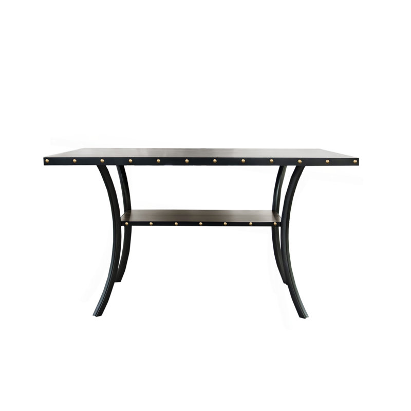 Mobilier de salle à manger Table de salle à manger rectangulaire en bois naturel 1pc