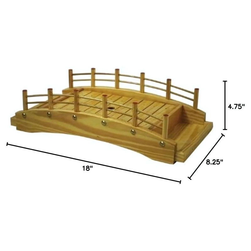Plateau de service en bois 18 po