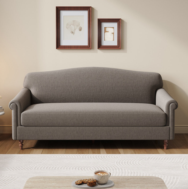 Causeuse 2 places Modern, Brun