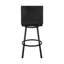 Chaise de bar pivotante 39 po en similicuir et fer