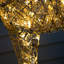 Gold Glitter Reindeer With LED Lights