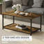 Table basse à 4 pieds avec rangement