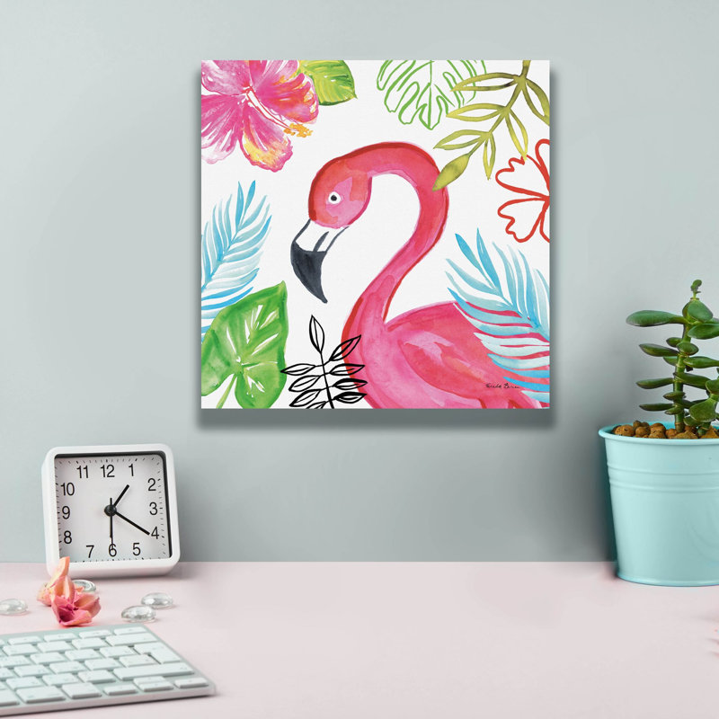  «Tropicana 4» par Farida Zaman, art mural sur toile, 12 po x 12 po, H 12 po x l 12 po