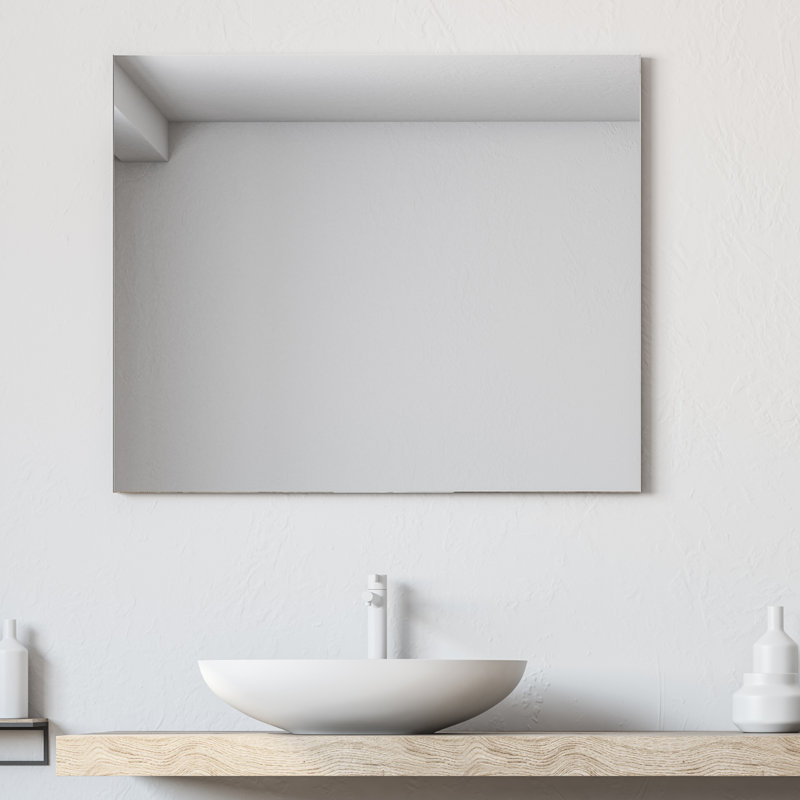 Gieneke Flat Wall Mirror, 70 H x 75 W