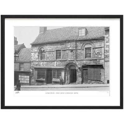 Lincoln, The Jew's House 1890 - Single Picture Frame Print