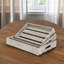 Plateau rectangulaire en bois 19 po avec poignées