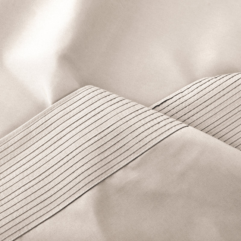 Vilano Springs Extra Deep Pocket Bed Sheet Set with Pleated Hem, Easy care, Pet Hair Resistant, Bone