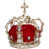 Rouge / argent / or
