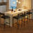 25.5 Inches Upholstered Bar Chairs with Back-1142643249-1142643252