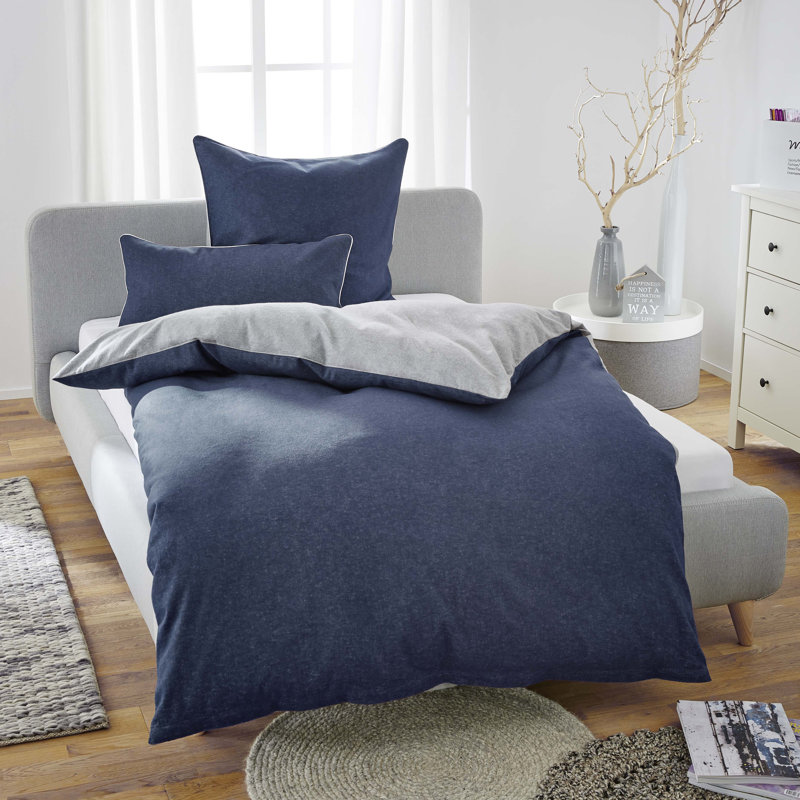 Bed Linen, Marine, 200 x 200 cm - 2 Pillowcases (80 x 80 cm)