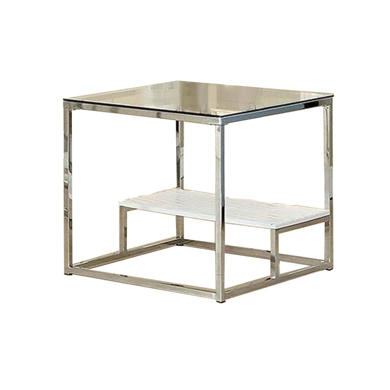 Saturn Glass Top End Table