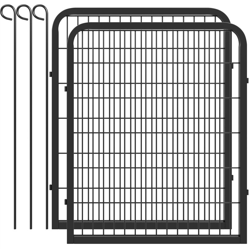 2-Panel Metal Dog Playpen, 26″ W x  32″ H