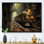 "Vintage Train In Tunnel Timeless", impression sur toile encadrée