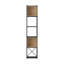 Irina 179cm H x 36cm W Metal Bookcase