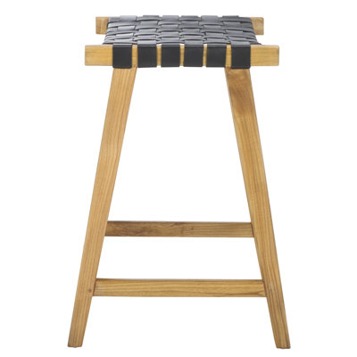 Alston Counter Stool with Solid Wood Frame