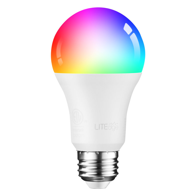 A19 LED Smart Light Bulb Dimmable 9W (60W Equiv.) Colour Tunable E26 Base